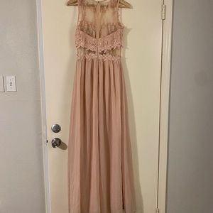 Blush pink formal dress - Size M